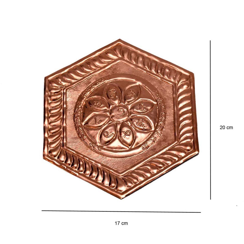 Copper Mangalmay Bhoum Yantra for South facing Main Door Vastu Dosh in India, UK, USA, All Country