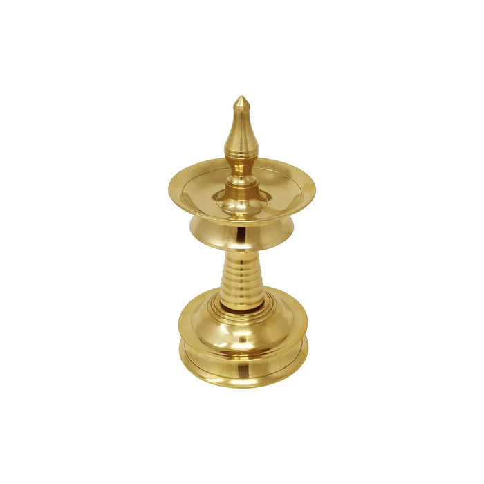 Nilavilakku- Kerala Brass Oil Lamp for Pooja at Home, Office or Gifting Purpose in India, UK, USA, All Country