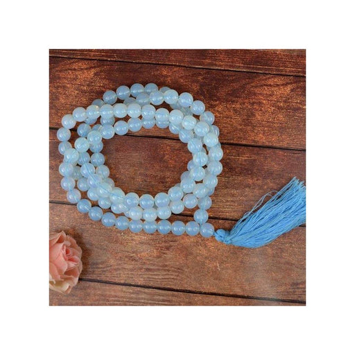 Opalite Round Beads Mala in India, UK, USA, All Country