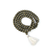 Pyrite Round Bead Mala in India, UK, USA, All Country