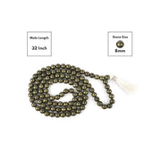 Pyrite Round Bead Mala in India, UK, USA, All Country