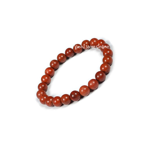 Red Jasper Round Crystal Bracelet in India, UK, USA, All Country