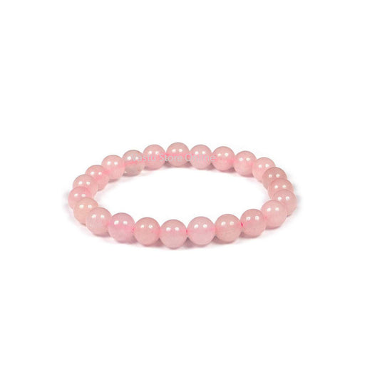 Rose Quartz Round Crystal Bracelet in India, UK, USA, All Country