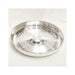 80% Pure Silver Handmade solid Plan Silver Thali, Plate/ Tray for prasad, baby Food in India, UK, USA, All Country