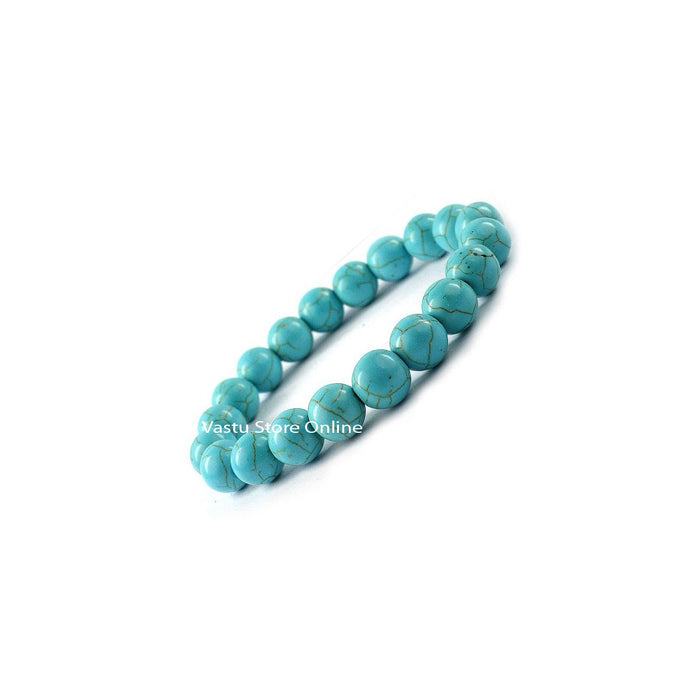 Natural Turquoise Stone Dainty Bracelet Blue Turquoise Gemstone Bracelet |  eBay