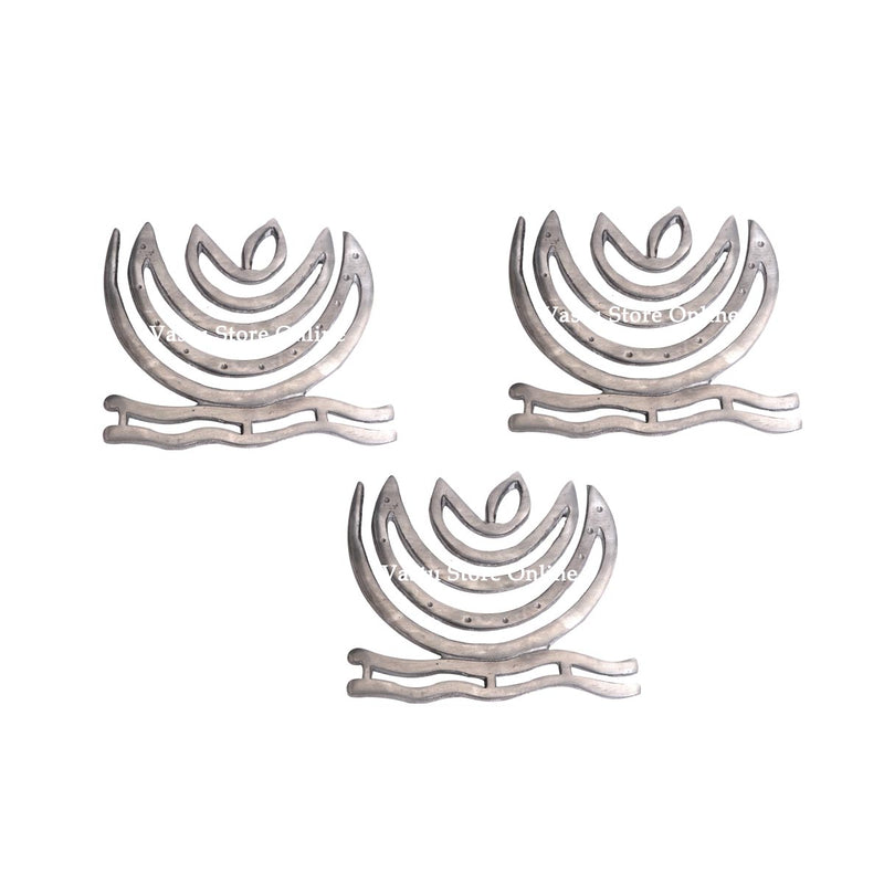 Zinc Helix Vastu Remedies for North East Ishanya Dosha Nivaran Missing Corner & Cuts - 6 Inch 3 Piece in India, UK, USA, All Country