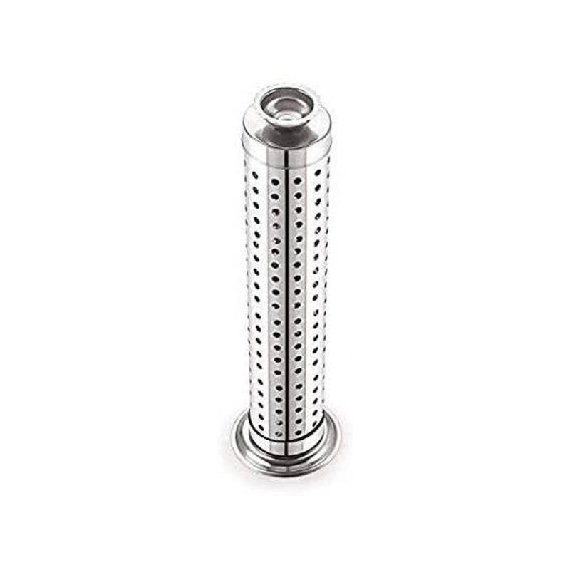 Agarbatti Stand with Dhoop In Silver Steel Incense Holder in India, UK, USA, All Country