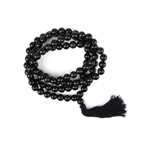 Black Agate Round Beads Mala in India, UK, USA, All Country