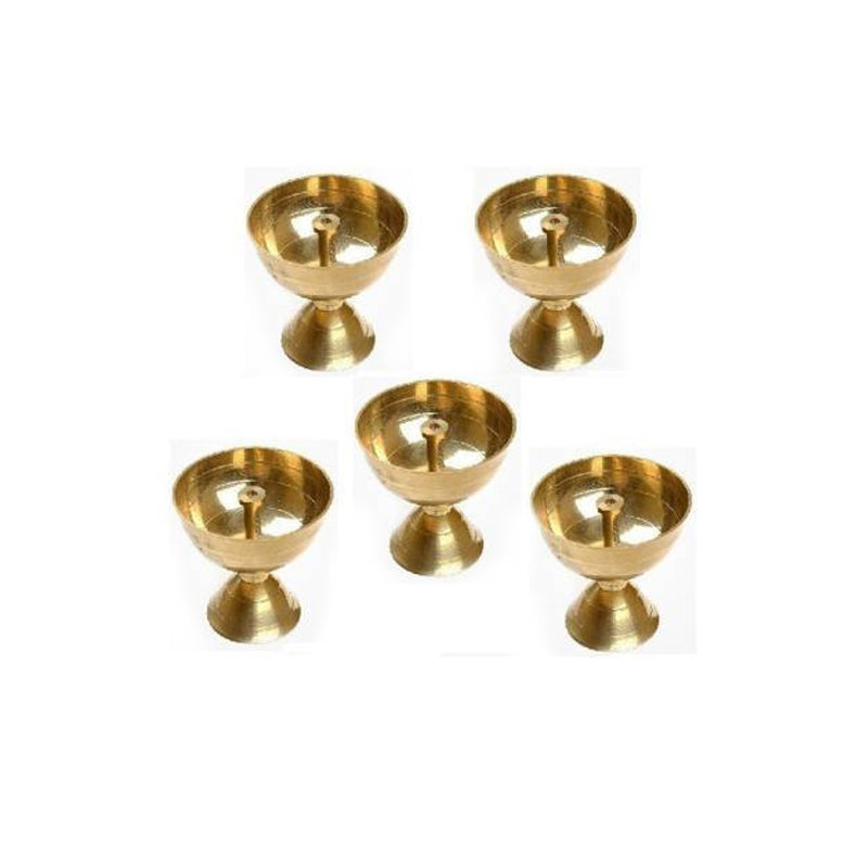 Akhand Jyoti Brass Table Diya Set in India, UK, USA, All Country