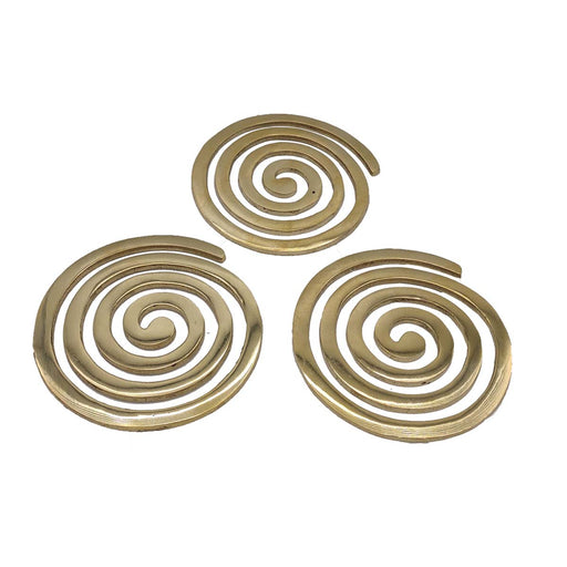 Brass Helix Vastu Remedies for North West Vastu Defects - 6 Inch 3 Piece in India, UK, USA, All Country