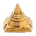 Pure Brass Meru Shree Yantra for Vastu, Home, Pooja, Prosperity - 4 Inch in India, UK, USA, All Country