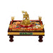 12 Jyotirling Sampoorna Shiva Yantra Chowki with Lord Shiva Idol In Brass & Wood in India, UK, USA, All Country