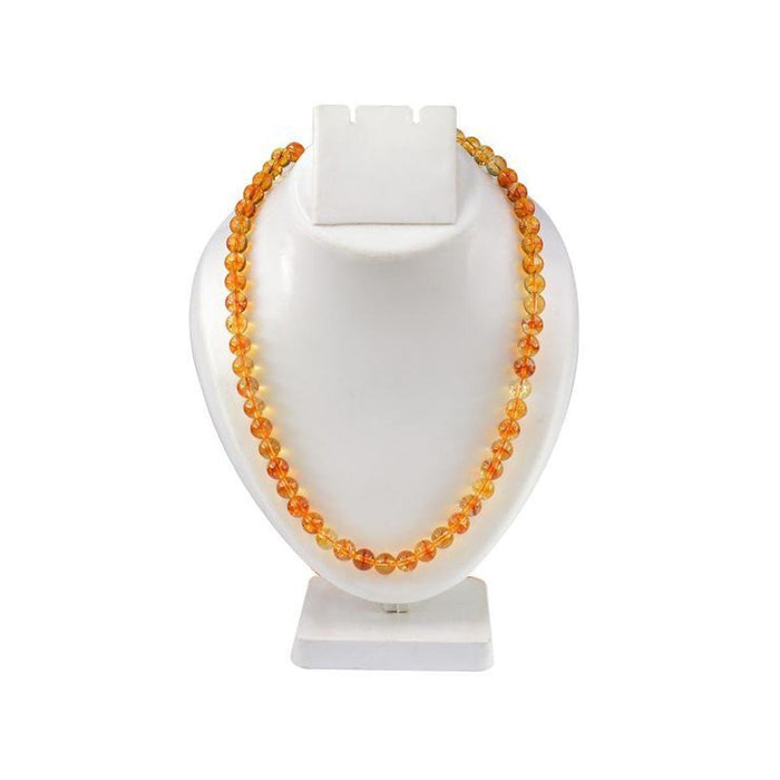 Citrine Round Beads Mala in India, UK, USA, All Country