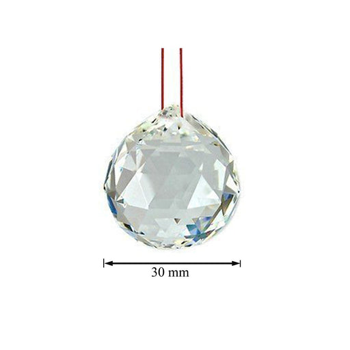 Fengshui Clear Crystal Hanging Ball for Good Luck & Prosperity in India, UK, USA, All Country