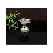 999 pure silver handmade elegant oil lamp, silver home temple utensils silver diya in India, UK, USA, All Country