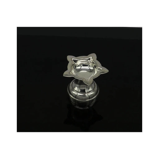 999 pure silver handmade elegant oil lamp, silver home temple utensils silver diya in India, UK, USA, All Country