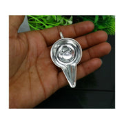 Silver handmade new born baby feeder, water milk silver feeder, silver baby food set baby kids utensils in India, UK, USA, All Country