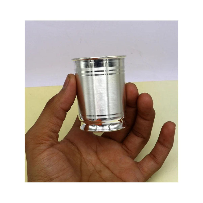 999 pure silver combo of two bowl and single glass, silver vessel, silver baby utensils, silver puja article in India, UK, USA, All Country