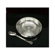 999 fine solid silver Tray or plate, silver vessel, silver baby utensils set, silver puja article, gifting utensils in India, UK, USA, All Country