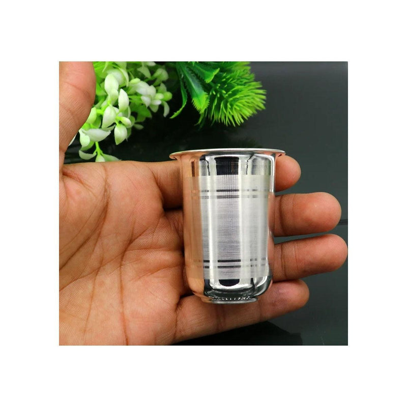 Silver baby glass set, water/milk Glass tumbler, baby feeding utensils in India, UK, USA, All Country