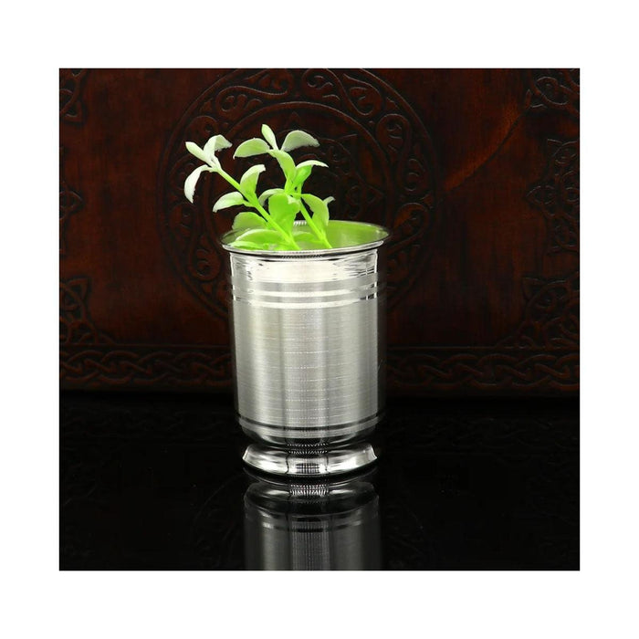 999 Fine Silver Vessel for water/milk Glass tumbler, silver flask, baby kids silver utensils stay healthy in India, UK, USA, All Country