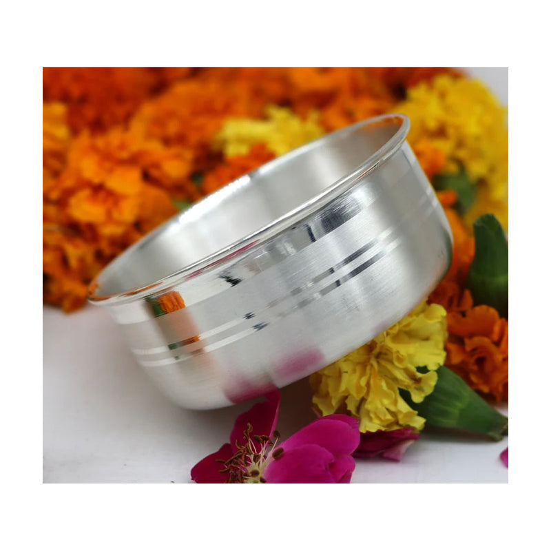 999 pure sterling silver handmade solid silver bowl in India, UK, USA, All Country