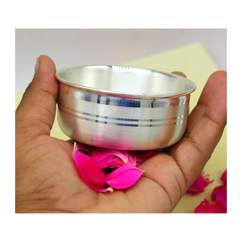 999 pure sterling silver handmade solid silver bowl Option 3 in India, UK, USA, All Country