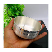 999 pure sterling silver handmade solid silver bowl in India, UK, USA, All Country