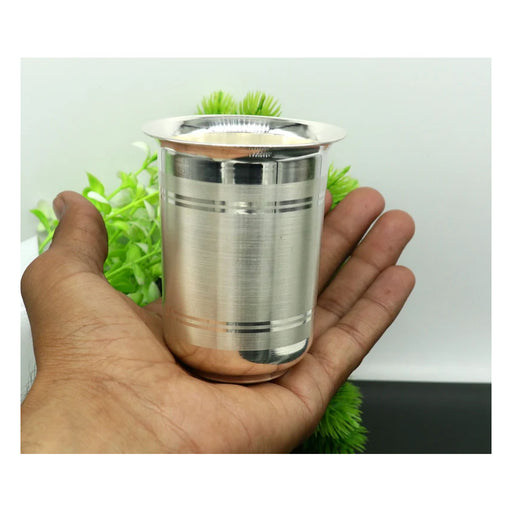 925 sterling silver handmade design water or milk glass cup for baby food, best gifting idea, silver utensils in India, UK, USA, All Country