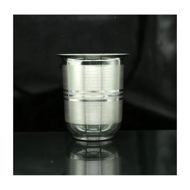 925 sterling silver handmade design water or milk glass cup for baby food, best gifting idea silver utensils in India, UK, USA, All Country