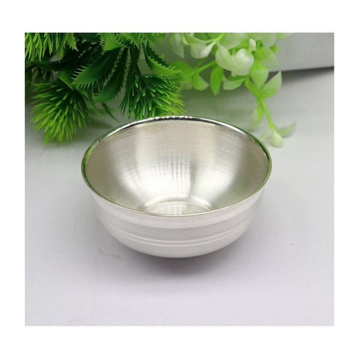 925 sterling solid silver handmade bowl baby gift, pure silver vessel, silver utensils, silver puja article, puja utensils bowl in India, UK, USA, All Country