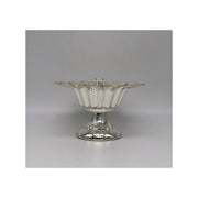 Flower shape oil lamp, silver home temple utensils, silver diya, deepak, silver vessels in India, UK, USA, All Country