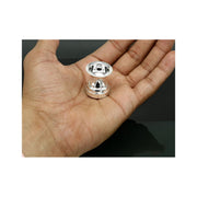 999 pure silver handmade elegant oil lamp, silver home temple utensils, silver diya in India, UK, USA, All Country