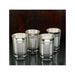 999 Fine Silver Water Glass Tumbler Silver Vessel Set, silver baby utensils, silver puja article, gifting utensils in India, UK, USA, All Country