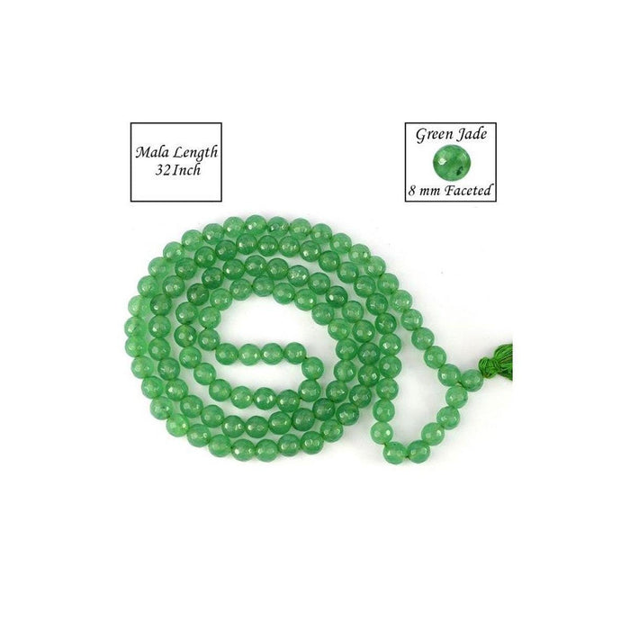 Green Jade Round Beads Mala in India, UK, USA, All Country