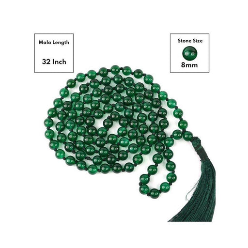 Green Onyx Beads Mala in India, UK, USA, All Country