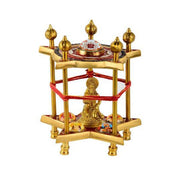 Panchmukhi Hanuman Yantra Pooja Chowki in Brass in India, UK, USA, All Country