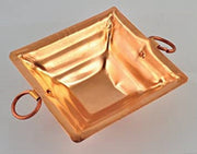 Copper Hawan Kund Traditional Indian Agnihotri Yagna Havan Kund for Home Mandir in India, UK, USA, All Country