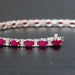 Ruby bracelet for women, wedding jewelry, Anniversary Gift, birthday Gift for wife in India, UK, USA, All Country
