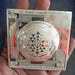 Pure Silver Shree Yantra Dome Shaped – 3 Inches, for Prosperity and Wealth at Home, Office, Business in India, UK, USA, All Country