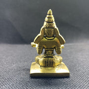 Pure Brass Lord Goddess Annapurna Idol God Deity Figurine, Goddess Annapurna Devi Idol Statue, God of Power in India, UK, USA, All Country