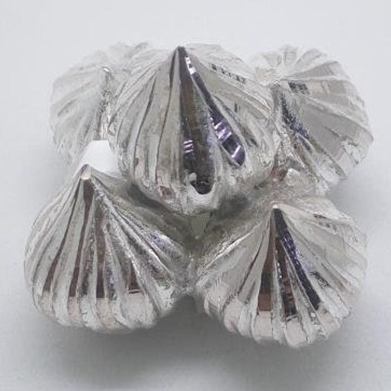 5 Adjoined Ganesh Modak In 92.5 Purity Silver for Puja Offering, for Lord Ganesh Pooja Item in India, UK, USA, All Country