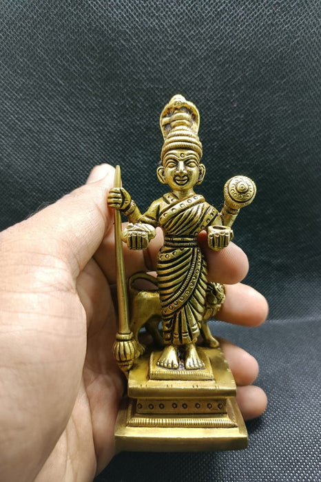 Super Fine Quality Pure Brass Maa Laxmi Idol Statue, Hindu Goddess Idol Statue , God of wealth, fortune, love and beauty in India, UK, USA, All Country