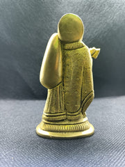 Super Fine Quality Pure Brass Radha Krishna Gold Idol Statue, Goddess Radha Krishna Idol, God of wealth, fortune, love and beauty in India, UK, USA, All Country
