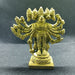 Pure Brass Lord Hanuman Panchamukhi Ji Idol Hindu God Deity Figurine, Goddess 5 face Hanuman Idol Hindu Statue, God of Power in India, UK, USA, All Country