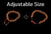 Indonesian Ganesha Bracelet - Authentic Rudraksha - Powerful Prayer Jewellery, Yoga Meditation for Relationships in India, UK, USA, All Country