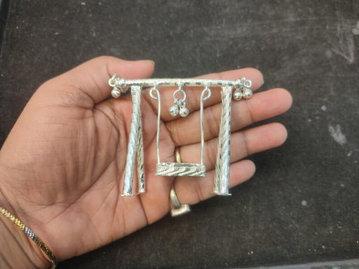 Bal Gopal Silver Made Jhula Holy Cradle for laddu gopal in India, UK, USA, All Country