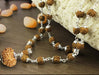 10 Mukhi Nepali Rudraksha with 5 Mukhi Java Rudraksha Beads in Pure Silver in India, UK, USA, All Country
