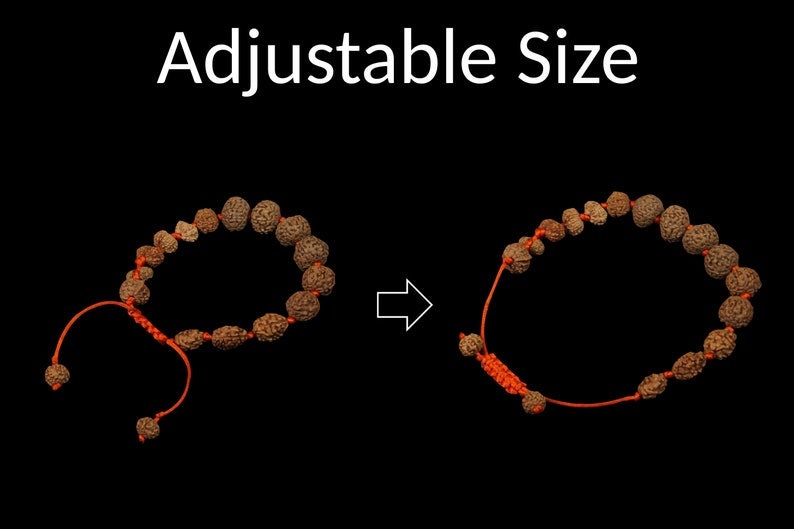 Indonesian Rudraksha Siddha Bracelet - 2 to 14 Face Rudraksha + Gauri Shankar & Ganesh in India, UK, USA, All Country