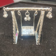 Bal Gopal Silver Made Jhula Holy Cradle for laddu gopal in India, UK, USA, All Country